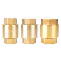 HOODG Exhaust Valve 1 PCS Threaded Check Valve High Accuracy Brass Check Valve One Way Non-Return for Water Gas Oil clapet Anti Retour Eau 200WOG (Size : 3/4