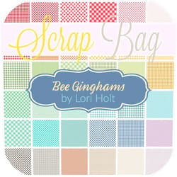 Southern Fabric Bee Ginghams Scrap Bag (Approx 2 Yards) by Lori Holt for Riley Blake 2 Yards DIY Quilt Fabric