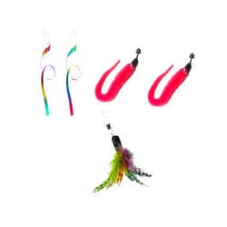 K-berho Cat Toys Interactive, Cat Toys for Indoor with Feather,Ball,Mouse and 2 Color Ribbons,Automatic Cat Toy with Irregular USB Charging 360 Degree Self Rotating Ball (Cat Toy Replacement)