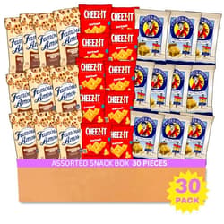 CrateCraze Pirates Booty Cheez Its Famous Amos Classic Snack Favorites Variety Pack - for Adults Office Pantry College Dorm Room Kids Lunch Box (Pack of 30)