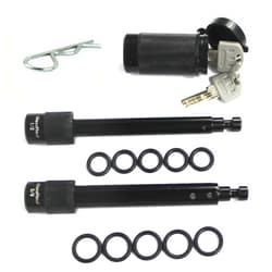 MaxxHaul 50151 Trailer Hitch Lock Pin Set 5/8 and 1/2 Inch with Locking System Anti-Rattle for 1-1/4