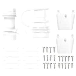 SLSWHLX Cooler Replacement Parts Kit, Ice Chest Plastic Hinges, Threaded and Triple-Snap Drain Plug, Latches and Stainless Steel Screws Combo, Plastic Cooler Replacement Set