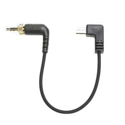 Alvin's Cables Tentacle Timecode Cable for Sony FX3| FX30| A7S3| A1 Camera, Locking 3.5mm TRS to Micro USB Timecode Cable for Deity TC-1, Tentacle SYNC E Timecode Generator 35cm| 13.8in