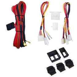 Vehjunc Universal Power Window Switch Kits Set for 2 Doors with Wiring Harness Switch Holder
