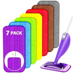 FORSPEEDER Reusable Mop Pads for Swiffer WetJet, Wet Pads Refills for Swiffer Wet Jet Spray Mop, Microfiber Mop Refill Pads Machine Washable Up to 100+ Wet Dry Cleaning for All Kinds of Floor Types