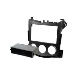Scosche NN1665B Double DIN or Single DIN with Pocket Radio Install Dash Kit Compatible with Select 2009-19 Non-NAV Nissan 370Z - Aftermarket Car Stereo Installation Kit - See Guide Image for Vehicles