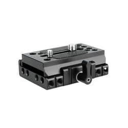 NICEYRIG Quick Release Base Plate Compatible with Manfrotto 577, 501, 504, 701 for DSLR Camera 15mm Rail Support System