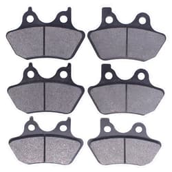 MOTOKU Front and Rear Brake Pads for Harley Electra Glide Road King Dyna Sportster XL1200 XL883 Heritage Softail Fat Boy Night Train Vrod
