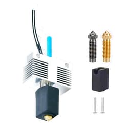 HzdaDeve Hotend for Elegoo Neptune 4 Plus/Neptune 4 Max Ceramic Print Head Extruder Hot End Kit Heater Block Heat Cartridge Thermistor with Extra 1PC Hardness Nozzle 1PC Brass Nozzle 1PC Silicone Sock