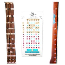 FFG NOTE THE DIFFERENCE Fantastic Finger Guide for Acoustic and Electric Guitars | Guitar Accessories | Fretboard and Fingerboard Stickers | Guitar Learning Tools | Guitar Stickers | Learn to Play Guitar | Frets 1-12
