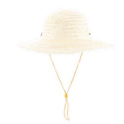 NUSITOU Wheat Straw Sun Hat for Boys and Beach Hat with 35cm Diameter Multi-Functional for Outdoor Sun Protection