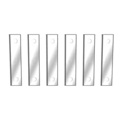 DONGGUA 39.5×12×1.5mm Carbide Insert Cutter Blades 4 Cut Edges for Paint Scraper Woodworking Planer Router Bits with Cutterhead 10pcs
