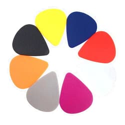 Lasenersm 50 Pieces Multicolor Guitar Picks Premium Plastic Guitar Picks for Acoustic Electric Guitars Bass or Ukulele(Thickness 0.75 mm)