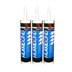 Hurribond 2-in-1 Adhesive and Caulk 3-Pack Gray