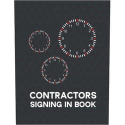 By Donna Head (Author) Contractors Signing In Book: Visitor Log Book and Contact Tracing Register, Building Site Sign In and Out Book, Black & White Cover