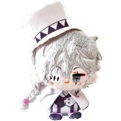 KILA MILA Anime Plush Doll Dazai Osamu Nakahara Chuuya Edogawa Rampo Mini Pendant Keychain Cute Toy Kids Gift(Nikolai Gogol)