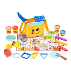 Play-Doh Picnic Shapes Starter Set, Preschool Toys for 3 Year Old Girls & Boys, Play Food, 12 Tools & 6 Modeling Compound Colors