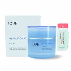 IOPE Hyaluronic Cream, 1.69 fl. oz. / 50 mL, All Skin Types, Moisturized