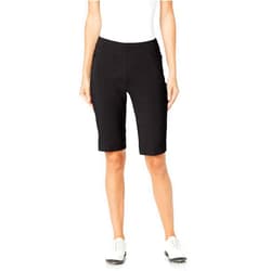 SLIM-SATION Women's Golf Wide Band Pull On Short with Real Pockets