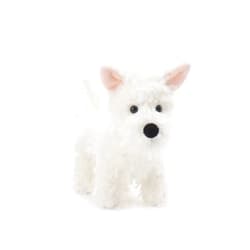 Apricot Lamb Charming West Highland Stuffed Animals for Kids, Soft Cute Plush Toys for Baby Girl and Boy, 7.9 Inches