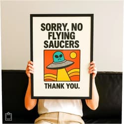 Custom Funny wall art poster with bold typography quote, modern minimalist print for home decor, humorous room art gift idea for living room or bedroom