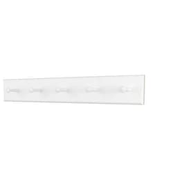 PEG AND RAIL Extra Wide White Shaker Peg Rack - Hand Crafted in The USA (29