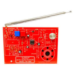 Elenco FM-88K/CS2 (Casepack of 2) Auto-Scan FM Radio Kit - Requires Soldering Assembly