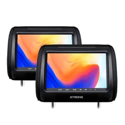 XTRONS 2 x 9 Inch Pair Car Headrest DVD Player HD Digital Adjustable Car Screen 1080P Video Auto Games HDMI