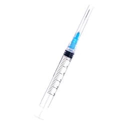 SHAOTONG 3ml Luer lock Syringe with diameter 23G Long 1Inch Needle, Sealed Package (100)