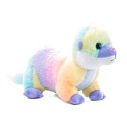 The Petting Zoo River Otter Stuffed Animal Plushie, Ombrez Wildlife Animals, Rainbow Running River Otter Plush Toy 20 inches