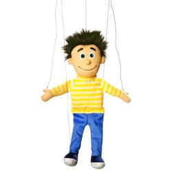 Silly Puppets Bobby Peach Boy Marionette String Puppet
