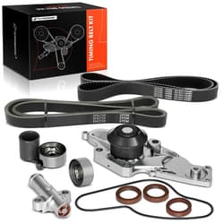 A-Premium Timing Belt Kit with Water Pump Compatible with 03-18 Honda Accord Crosstour Pilot Odyssey Ridgeline Acura MDX RDX RL TL TSX ZDX Saturn Vue 3.0L 3.2L 3.5L 3.7L V6 19200RDVJ01 TKH002 TCKWP329