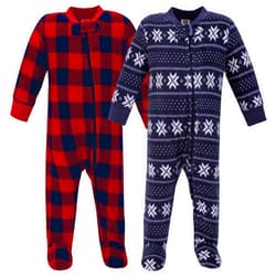 Hudson Baby Unisex Baby Fleece Sleep and Play