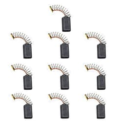 Lasenersm 10 Pieces Carbon Brushes Motor Carbon Brushes Electric Motor Power Tool Part for Power Tools, Jig Saw, Rotary Drill, Drill, Hammer Drill, Electric Screwdriver, Sander, Rotary Hammer(Small)