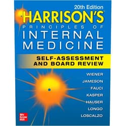 Charles Wiener,J. Larry Jameson,Anthony S. Fauci,Dennis L. Kasper,Stephen L. Hauser,Dan L. Longo,Joseph Loscalzo Harrison's Principles of Internal Medicine Self-Assessment and Board Review, 20th Edition