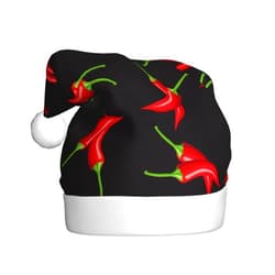 Ulxjll Peppers-Chili Merry Christmas!!! Christmas Hat Large Christmas Decoration Hat For Christmas New Year Festive Party Supplies (20.87~23.62 In)