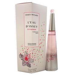 Issey Miyake L'Eau d'Issey Limited Edition EDT Spray, City Blossom, Woody, Floral, Fragnance, 3 Oz