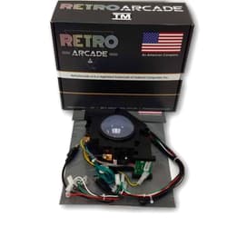 RetroArcade.us 3 inch Arcade Game LED Color Changing trackball with USB and PS2