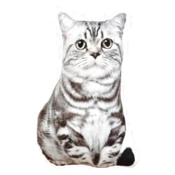 JWH 3D Animal Cat Shaped Accent Pillows Decorative Cushions Lifelike Throw Pillow Pet Creative Stuffed Plush Girls Boys Gifts Home Bed Living Room Office Farmhouse Sofa Couch Decor