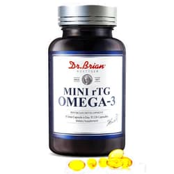 DR.BRIAN ROETTGER Dr.Brian Fish Oil Supplement 130 softgel, Highly Absorbed rTG Mini Omega 3 Fish Oil Capsule w EPA/DHA Fatty Acids Vitamin D E, 500mg rTG Omega-3 Support Heart Brain Joint Immune Health No Fishy Taste