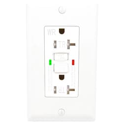 ANKO GFCI Outlet 20 Amp, UL Listed, LED Indicator, Tamper-Resistant, Weather Resistant Receptacle Indoor or Outdoor Use with Decor Wall Plates and Screws