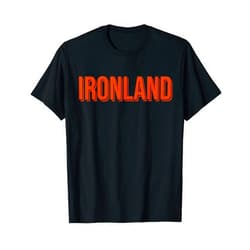 Giftmonstr Gift Shop IRONLAND Workout Gym Men Women Funny T-Shirt