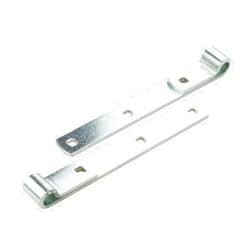 National Hardware N129-726 290BC Screw Hook/Strap Hinges in Zinc plated, 2 pack