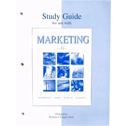 By Eric Berkowitz (Author), Roger Kerin (Author), Steven Hartley (Author), William Rudelius (Author) & 1 more Study Guide to accompany Marketing