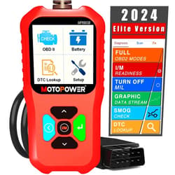 MOTOPOWER MP69038 Car OBD2 Scanner Code Reader Engine Fault Code Reader Scanner CAN Diagnostic Scan Tool - Elite Edition