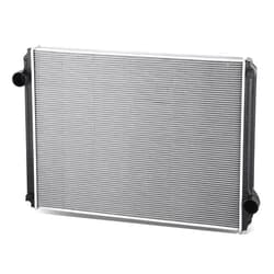Auto Dynasty Factory Style 2-Row Cooling Radiator Compatible with International 4600UH 4900 5000 8100 9800SBA GENESIS RE 1990-2002, Aluminum Core