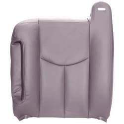 The Seat Shop Driver Top Replacement Seat Cover - Medium Dark Pewter (Gray) Leather (Compatible with 2003-2006 Chevrolet Tahoe, Suburban, Silverado, and GMC Yukon, Yukon XL, Sierra)