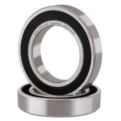 XiKe 2 Pcs 6008-2RS Double Rubber Seal Bearings 40x68x15mm, Pre-Lubricated and Stable Performance and Cost Effective, Deep Groove Ball Bearings.