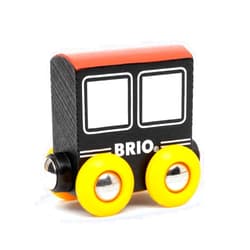 BRIO – 36077 Letter Train Tender | Wooden Train Set Accessory Toy for Kids Age 2 Years Up