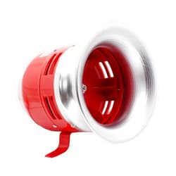 SHOPCORP MS-390, 110V Industrial Motor Alarm Bell Horn Sound Buzzer Siren, Decibel Security (112 Decibels)